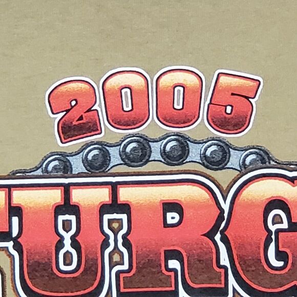 VTG STURGIS MENS TEE T-SHIRT LG COW SKULL BIKER WESTERN COWBOY TRIBAL HARLEY - Picture 5 of 10